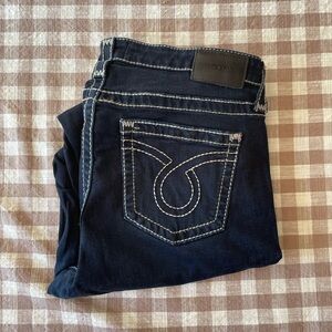 Big Star dark wash skinny jeans size 33 long